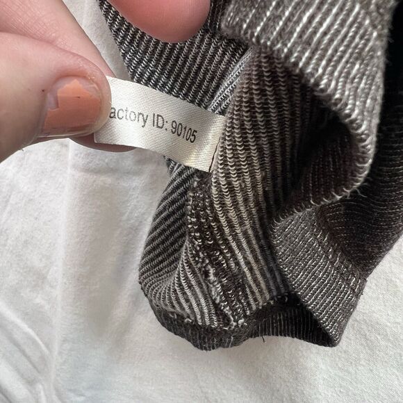 Express Long Sleeve Cotton Blend Henley Brown Shirt Crew Neck XL - Picture 5 of 5